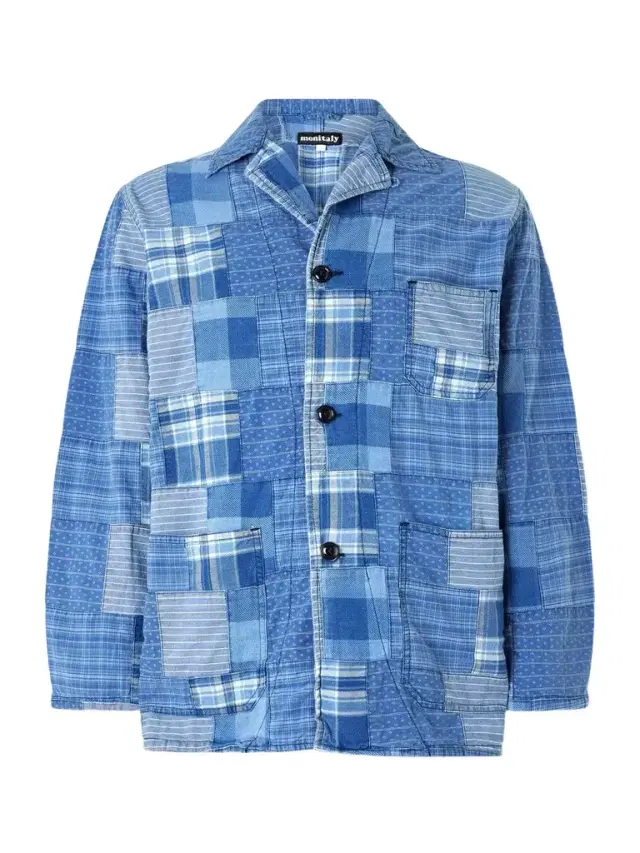 Monitaly Patchwork Cotton Jacket - Men