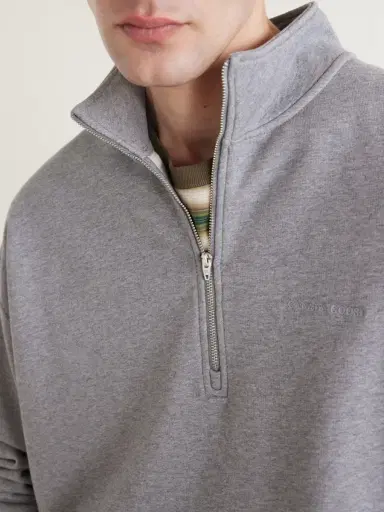 Canada Goose Rove Half-Zip Cotton-Jersey Sweater - Men | Thumbnail 5