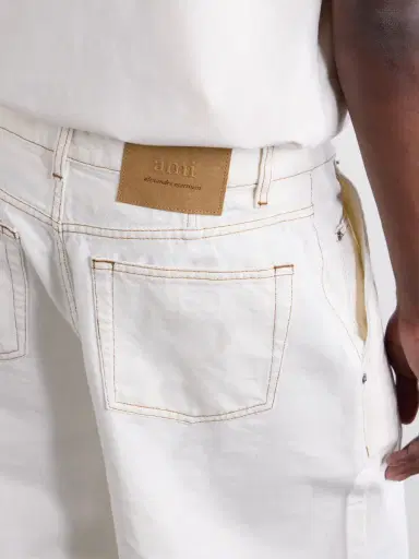 AMI PARIS Wide-Leg Denim Shorts - Men | Thumbnail 5 AMI PARIS Wide-Leg Denim Shorts - Men | Thumbnail 5