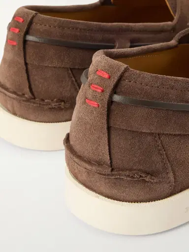 Kiton Suede Boat Shoes - Men | Thumbnail 5
