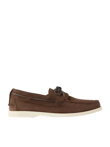 Kiton Suede Boat Shoes - Men | Thumbnail 1