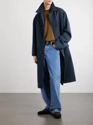 Dries Van Noten Oversized Wool Coat - Men | Thumbnail 2