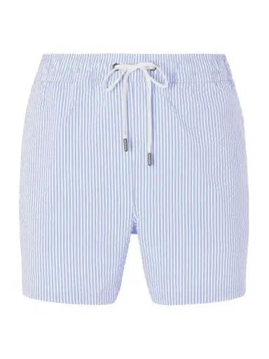 Onia Charles Straight-Fit Mid-Length Striped Seersucker Swim Shorts - Men | Thumbnail 1 Onia Charles Straight-Fit Mid-Length Striped Seersucker Swim Shorts - Men | Thumbnail 1