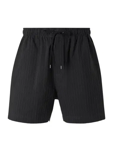 Studio Nicholson Starboard Wide-Leg Cotton and Wool-Blend Drawstring Shorts - Men | Thumbnail 1 Studio Nicholson Starboard Wide-Leg Cotton and Wool-Blend Drawstring Shorts - Men | Thumbnail 1