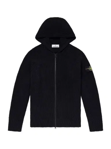 Stone Island Ribbed Cotton-Blend Bouclé Zip-Up Hoodie - Men | Thumbnail 1 Stone Island Ribbed Cotton-Blend Bouclé Zip-Up Hoodie - Men | Thumbnail 1