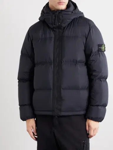 Stone Island Padded Quilted CORDURA® Ripstop Hooded Down Jacket - Men | Thumbnail 3