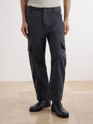ADON Straight-Leg Cotton Herringbone Trousers - Men | Thumbnail 3 ADON Straight-Leg Cotton Herringbone Trousers - Men | Thumbnail 3