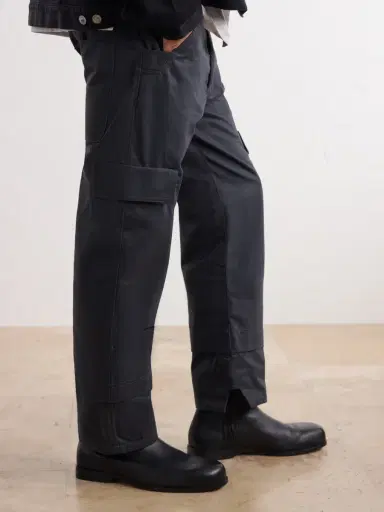 ADON Straight-Leg Cotton Herringbone Trousers - Men | Thumbnail 6 ADON Straight-Leg Cotton Herringbone Trousers - Men | Thumbnail 6