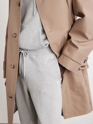 AMI PARIS Logo-Embroidered Cotton-French Terry Sweatpants - Men | Thumbnail 5 AMI PARIS Logo-Embroidered Cotton-French Terry Sweatpants - Men | Thumbnail 5