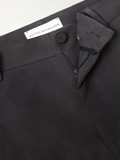 Studio Nicholson Barrel-Leg Cotton-Twill Trousers - Men | Thumbnail 5 Studio Nicholson Barrel-Leg Cotton-Twill Trousers - Men | Thumbnail 5