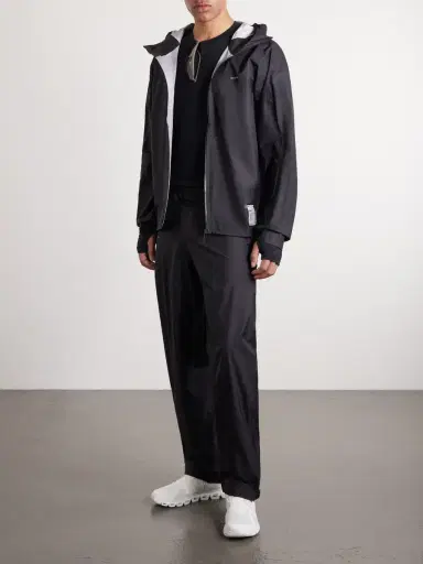 Satisfy Straight-Leg Pertex® 3L Rain Logo-Appliquéd Recycled-Ripstop Trousers - Men | Thumbnail 2 Satisfy Straight-Leg Pertex® 3L Rain Logo-Appliquéd Recycled-Ripstop Trousers - Men | Thumbnail 2