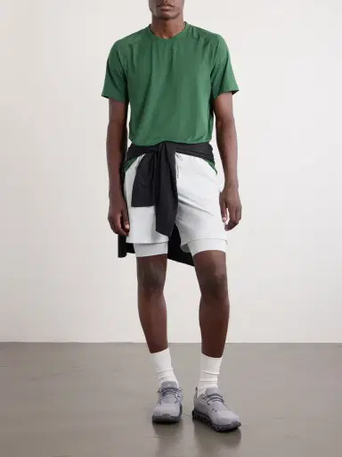 lululemon License to Train Striped Stretch Recycled-Jersey T-Shirt - Men | Thumbnail 2