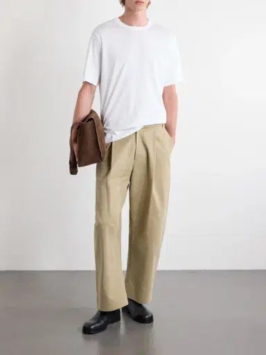 Studio Nicholson Bric Oversized Cotton-Jersey T-Shirt - Men | Thumbnail 2
