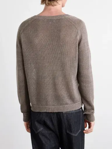 Studio Nicholson Costes Linen Sweater - Men | Thumbnail 4 Studio Nicholson Costes Linen Sweater - Men | Thumbnail 4