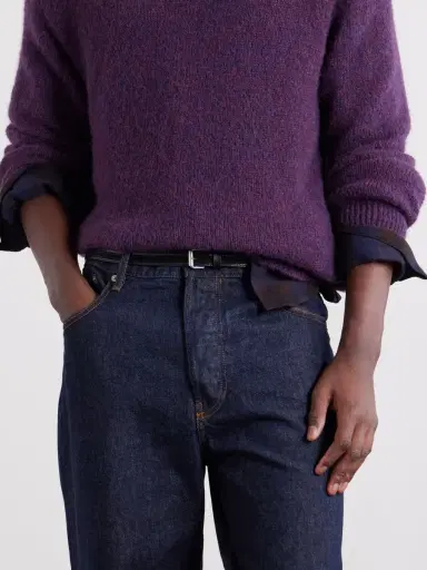 Dries Van Noten 1.5cm Leather Belt - Men | Thumbnail 2