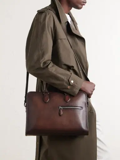 Berluti Un Jour Leather Briefcase - Men | Thumbnail 3 Berluti Un Jour Leather Briefcase - Men | Thumbnail 3