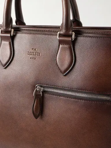 Berluti Un Jour Leather Briefcase - Men | Thumbnail 5 Berluti Un Jour Leather Briefcase - Men | Thumbnail 5