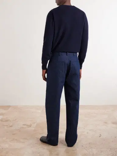 De Bonne Facture Balloon Tapered Denim Trousers - Men | Thumbnail 4