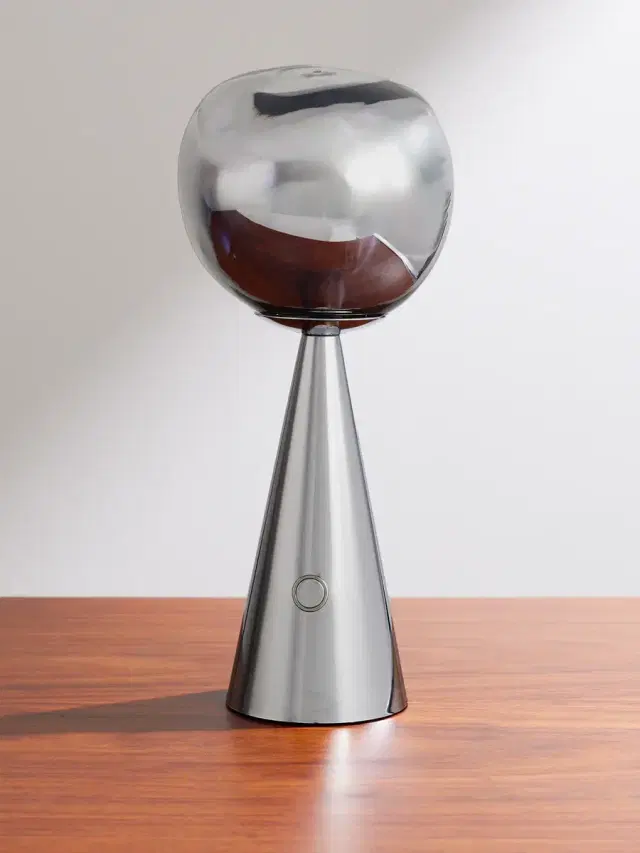 Tom Dixon Melt Portable Silver-Tone LED Lamp - Men