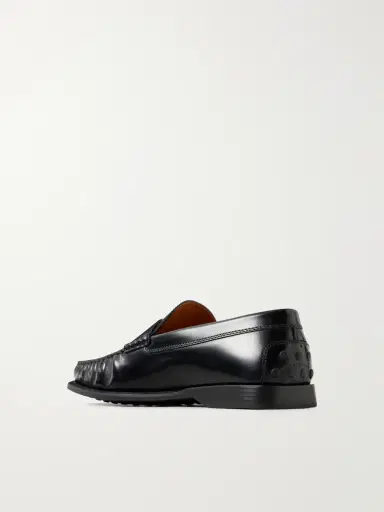 Tod's Logo-Debossed Gathered Leather Loafers - Men | Thumbnail 4 Tod's Logo-Debossed Gathered Leather Loafers - Men | Thumbnail 4