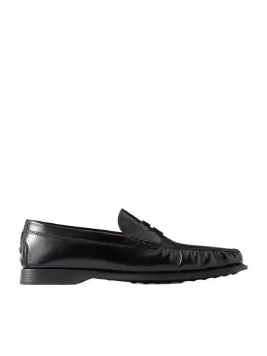 Tod's Logo-Debossed Gathered Leather Loafers - Men | Thumbnail 1 Tod's Logo-Debossed Gathered Leather Loafers - Men | Thumbnail 1