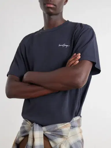 Second/Layer Printed Cotton-Jersey T-Shirt - Men | Thumbnail 5 Second/Layer Printed Cotton-Jersey T-Shirt - Men | Thumbnail 5