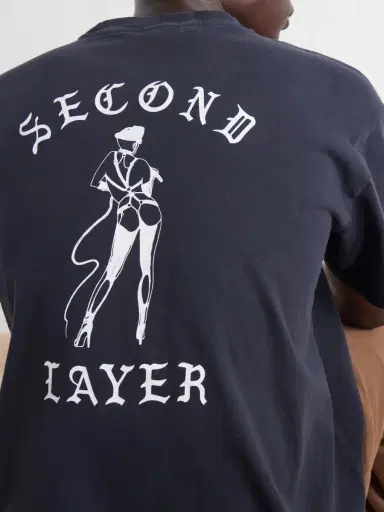 Second/Layer Printed Cotton-Jersey T-Shirt - Men | Thumbnail 6 Second/Layer Printed Cotton-Jersey T-Shirt - Men | Thumbnail 6