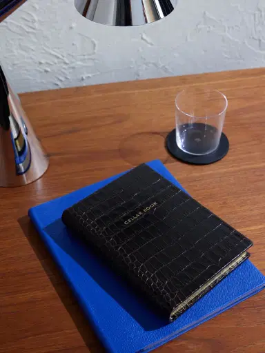 Smythson Cellar Book Croc-Effect Leather Notebook - Men | Thumbnail 2 Smythson Cellar Book Croc-Effect Leather Notebook - Men | Thumbnail 2
