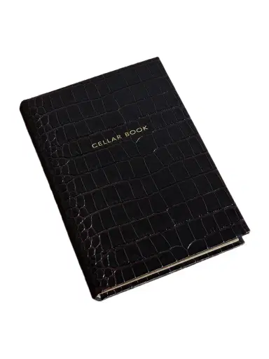 Smythson Cellar Book Croc-Effect Leather Notebook - Men | Thumbnail 1 Smythson Cellar Book Croc-Effect Leather Notebook - Men | Thumbnail 1
