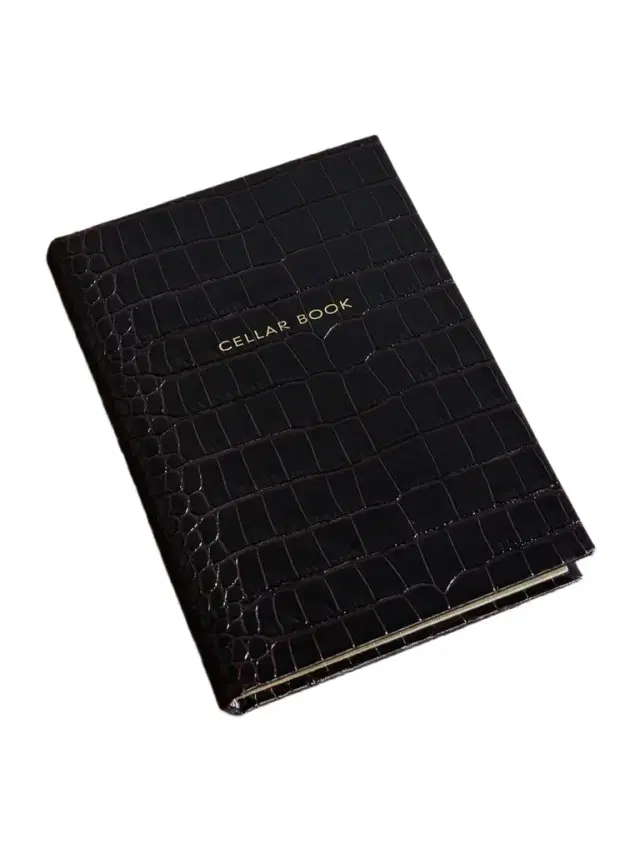 Smythson Cellar Book Croc-Effect Leather Notebook - Men