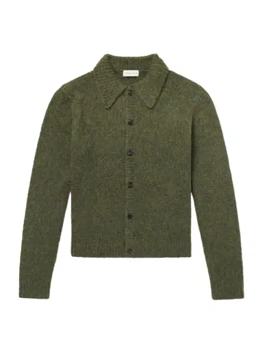 Dries Van Noten Mora Cropped Alpaca-Blend Cardigan - Men | Thumbnail 1