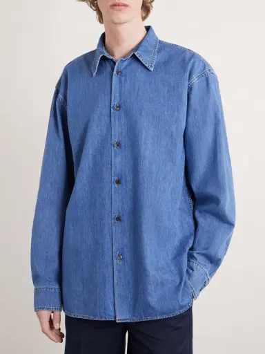 Dries Van Noten Denim Shirt - Men | Thumbnail 3