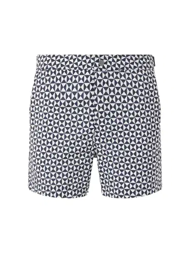 Onia Printed Mid-Length Wide-Leg Swim Shorts - Men | Thumbnail 1
