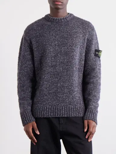 Stone Island Virgin Wool-Blend Sweater - Men | Thumbnail 3
