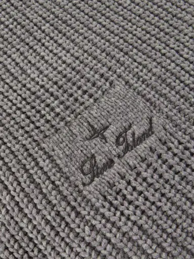 Stone Island Logo-Embroidered Cotton-Chenille Scarf - Men | Thumbnail 4 Stone Island Logo-Embroidered Cotton-Chenille Scarf - Men | Thumbnail 4