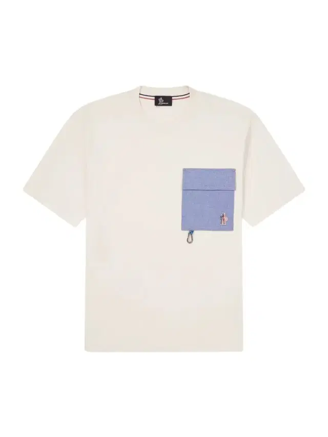 Moncler Grenoble Logo-Appliquéd Chambray-Trimmed Stretch Cotton-Jersey T-Shirt - Men