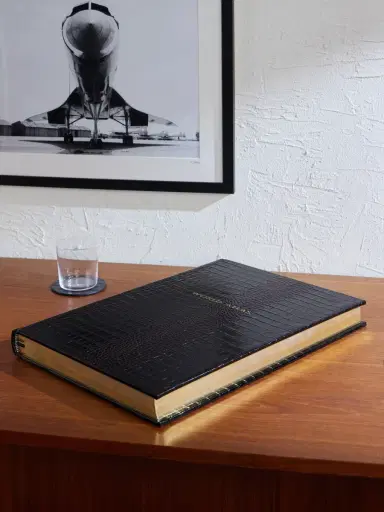 Smythson Large Croc-Effect Leather World Atlas - Men | Thumbnail 2 Smythson Large Croc-Effect Leather World Atlas - Men | Thumbnail 2