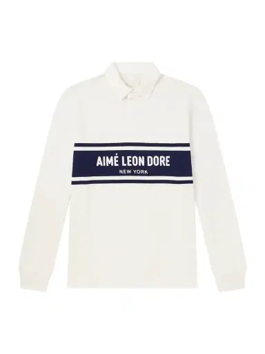 Aimé Leon Dore Logo-Embroidered Striped Cotton Polo Sweater - Men | Thumbnail 1