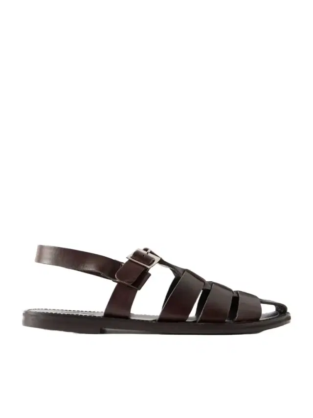 Grenson Quinton Leather Fisherman Sandals - Men