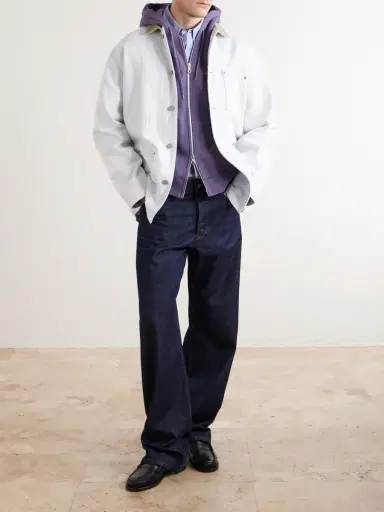 Aimé Leon Dore Corduroy-Trimmed Denim Jacket - Men | Thumbnail 2