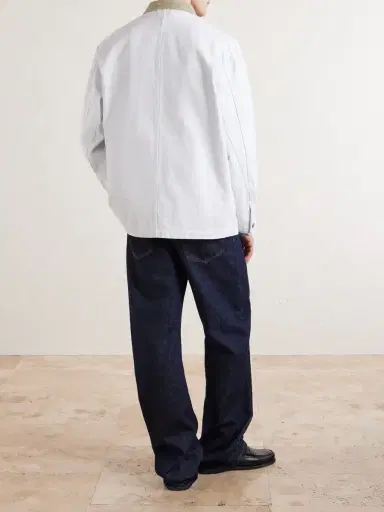 Aimé Leon Dore Corduroy-Trimmed Denim Jacket - Men | Thumbnail 4