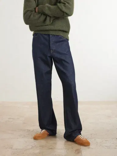 Dries Van Noten Leather-Trimmed Suede Sneakers - Men | Thumbnail 2
