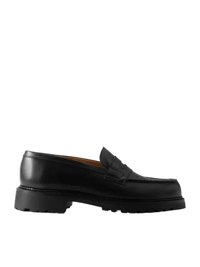 J.M. Weston 180 Moccasin Leather Penny Loafers - Men