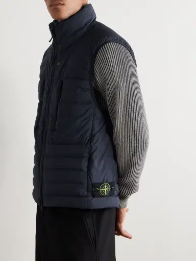 Stone Island Quilted Stretch-Shell Down Gilet - Men | Thumbnail 3