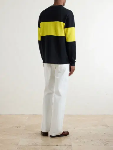 Aimé Leon Dore Rally Logo-Print Cotton Sweater - Men | Thumbnail 4