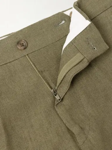 Anderson & Sheppard Straight-Leg Linen Shorts - Men | Thumbnail 6 Anderson & Sheppard Straight-Leg Linen Shorts - Men | Thumbnail 6