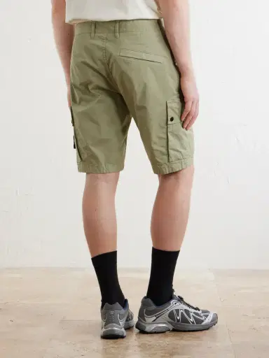 Stone Island Straight-Leg Cotton-Blend Twill Cargo Shorts - Men | Thumbnail 4 Stone Island Straight-Leg Cotton-Blend Twill Cargo Shorts - Men | Thumbnail 4