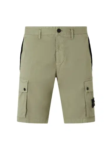 Stone Island Straight-Leg Cotton-Blend Twill Cargo Shorts - Men | Thumbnail 1 Stone Island Straight-Leg Cotton-Blend Twill Cargo Shorts - Men | Thumbnail 1