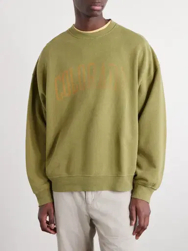 Remi Relief Colorado Printed Cotton-Jersey Sweatshirt - Men | Thumbnail 3 Remi Relief Colorado Printed Cotton-Jersey Sweatshirt - Men | Thumbnail 3