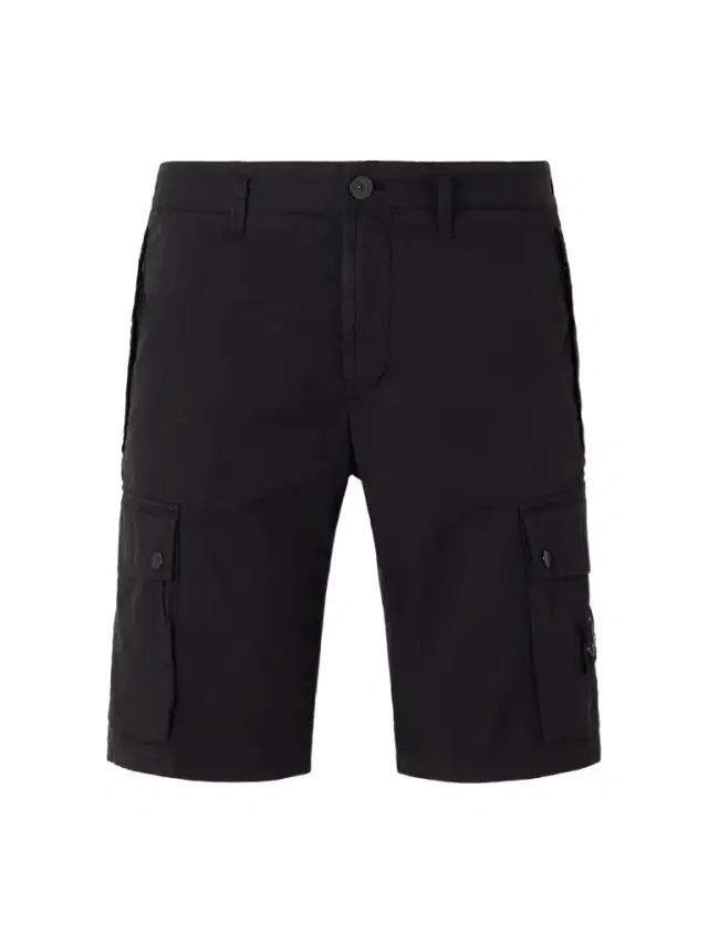 Stone Island Straight-Leg Cotton-Blend Twill Cargo Shorts - Men